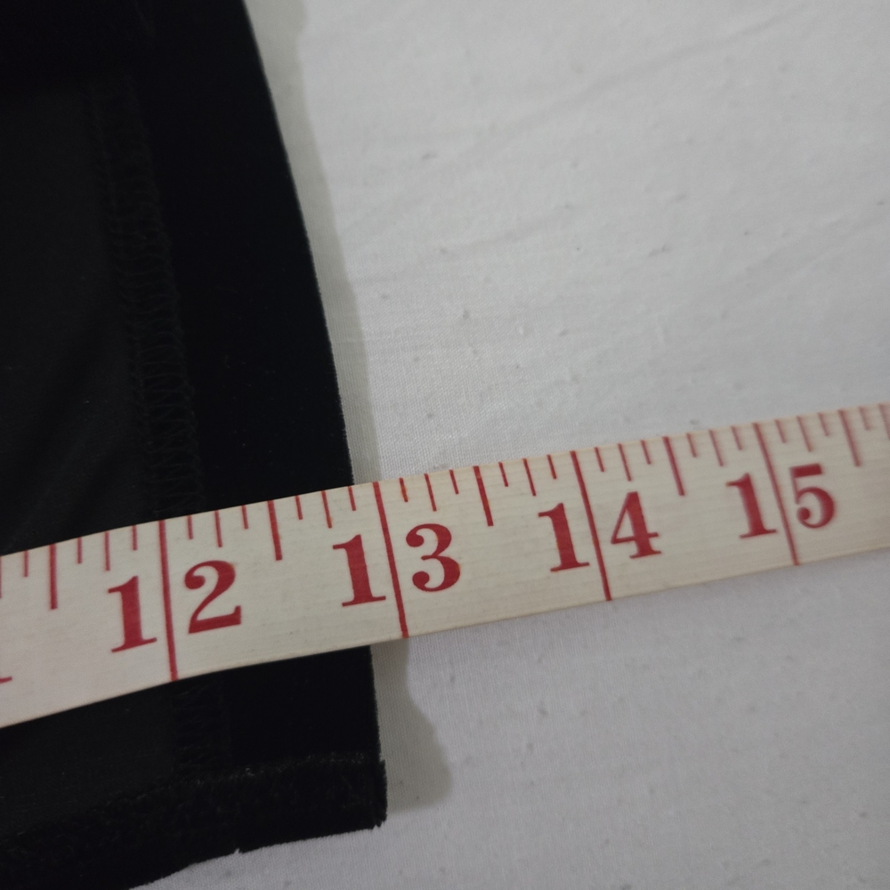 💚 2/$12 or 3/$17  Merona Classic Black Stretch Velvet Long Skirt - Picture 10 of 10